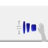 RADIUS Toothbrush Portable Travel Case Kit Standard Toothbrush Soap Razor Case Storage Box for Travel BPA Free 3 Count – Caviar Pearl(Sapphire Blue)