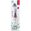 RADIUS Totz Toothbrush Extra Soft Brush BPA Free & ADA Accepted Designed for Delicate Teeth & Gums for Children 18 Months & Up – Magenta Sparkle – Pack of 1(Purple)