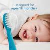 RADIUS Totz Toothbrush Extra Soft Brush BPA Free & ADA Accepted Designed for Delicate Teeth & Gums for Children 18 Months & Up – Magenta Sparkle – Pack of 1(Blue/Coral/Yellow)