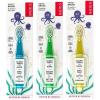 RADIUS Totz Toothbrush Extra Soft Brush BPA Free & ADA Accepted Designed for Delicate Teeth & Gums for Children 18 Months & Up – Magenta Sparkle – Pack of 1(Blue/Green/Yellow)