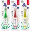 RADIUS Totz Toothbrush Extra Soft Brush BPA Free & ADA Accepted Designed for Delicate Teeth & Gums for Children 18 Months & Up – Magenta Sparkle – Pack of 1(Green/Coral/Yellow)