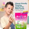 Radius Bubblegum EcoFlex Compostable Floss Picks Kids for Oral Care Boost Non Toxic Tooth & Gum Protection(1 Count (Pack of 1))