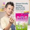 Radius Bubblegum EcoFlex Compostable Floss Picks Kids for Oral Care Boost Non Toxic Tooth & Gum Protection(Pack of 4)