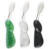 RADIUS Big Brush with Replaceable Head BPA Free & ADA Accepted Toothbrush Designed to Improve Gum Health & Reduce Gum Issues – Right Hand – Assorted – Pack of 6(Midnight Sky/Marble/Soda Pop Eco Grind)