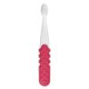 RADIUS Children’s Toothbrush, Totz Plus Brush, Extra Soft Bristles, White & Coral/Mint & Grey/Grey & Purple, BPA Free ADA Accepted, for Delicate Teeth & Gums for Children 3 Years & Up, Pack of 3(White/Coral)