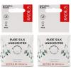 RADIUS Dental Floss, Natural Floss, Unscented Silk, 33 Yards, Compostable & Non-Toxic Oral Care Designed to Help Fight Plaque, Pack of 6(99 Foot (Pack of 2))