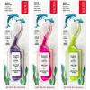RADIUS Kidz Toothbrush Children’s Right Hand BPA Free ADA Accepted Designed to Clean Teeth & Gums for Children 6 Years & Up – Pink Purple Green – Pack of 3(Pink/ Purple/ Green)