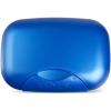 RADIUS Soap Travel Case, BPA-Free Recycled Plastic, Leakproof, Portable for Bathroom, Gym, Home, Camping – White(Sapphire Blue)