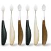 RADIUS Toothbrush Source Floss Brush BPA Free & ADA Accepted Improve Gum Health & Reduce Gum Issues – Medium – Assorted Colors – Pack of 6