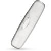 RADIUS Toothbrush Travel Case – Fits Big Brush, Original, Flex & Scuba Brushes BPA-Free Recycled Plastic, Portable, Durable & Eco-Friendly for Home, School, Travel, Pastel Pink(Translucent)