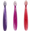 RADIUS Totz Toothbrush Extra Soft Brush BPA Free & ADA Accepted Designed for Delicate Teeth & Gums for Children 18 Months & Up – Magenta Sparkle – Pack of 1(Purple/Pink/Coral)