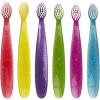 RADIUS Totz Toothbrush Extra Soft Brush BPA Free & ADA Accepted Designed for Delicate Teeth & Gums for Children 18 Months & Up – Magenta Sparkle – Pack of 1(Assorted (Blue/ Pink/ Purple/Green/Yellow/Coral))