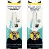 RADIUS USDA Organic Dental Solutions Puppy Kit 2 Units, Kit Includes 1 Dog Toothbrush & 1 0.8oz Toothpaste, Ultra Soft Bristle & Non Toxic Toothpaste for Dogs, Designed to Clean Teeth, Xylitol Free(Puppy – Pack of 2)