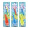 Radius Big Kidz Forever Brush with Replaceable Head Toothbrush for Children, 6 Years and Up, BPA Free ADA Accepted for Growing Teeth and Gums – Right and Left Handed, Extra Soft(Coral / Chartreuse / Blue)