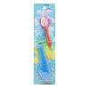 Radius Big Kidz Forever Brush with Replaceable Head Toothbrush for Children, 6 Years and Up, BPA Free ADA Accepted for Growing Teeth and Gums – Right and Left Handed, Extra Soft(Blue / Coral)