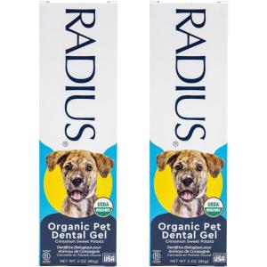 RADIUS Canine Pet Toothpaste, Cinnamon Sweet Potato, 3 oz, Non-Toxic Toothpaste for Dogs, Designed to Clean Teeth, Help Prevent Tartar, & Remove Plaque, Xylitol Free, Pack of 2(3 Ounce (Pack of 2))