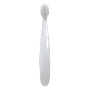RADIUS Children’s Toothbrush Pure Brush Ultra Soft BPA Free ADA Accepted Designed for Delicate Teeth for Kids 6 Months and Up – Clear – Pack of 1(1 Count (Pack of 1))