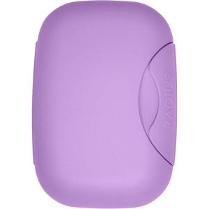 RADIUS Soap Travel Case, BPA-Free Recycled Plastic, Leakproof, Portable for Bathroom, Gym, Home, Camping – White(Lavendar)