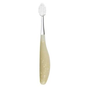 RADIUS Toothbrush Source Floss Brush BPA Free & ADA Accepted Improve Gum Health & Reduce Gum Issues – Soft – Money – Pack of 1(Cornstarch)