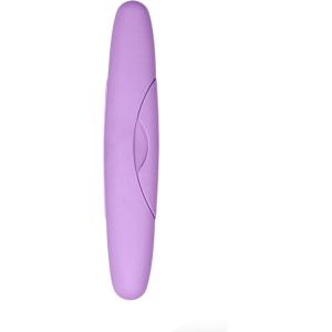 RADIUS Toothbrush Travel Case for Standard Brush, BPA-Free Recycled Plastic, Portable for Bathroom, School, Home, Camping (Pastel Pink, 8.25H – 1.38W – 1.75L (in))(Lavendar)
