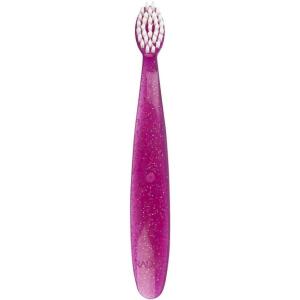 RADIUS Totz Toothbrush Extra Soft Brush BPA Free & ADA Accepted Designed for Delicate Teeth & Gums for Children 18 Months & Up – Magenta Sparkle – Pack of 1(Pink Sparkle)