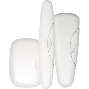 RADIUS Travel Case Value Pack, 3 Count (Toothbrush, Razor, Soap), BPA-Free Recycled Plastic, Portable for Bathroom, School, Home, Camping – White(White)