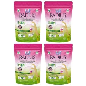 Radius Bubblegum EcoFlex Compostable Floss Picks Kids for Oral Care Boost Non Toxic Tooth & Gum Protection(Pack of 4)