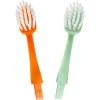 RADIUS Big Kidz Replaceable Head Forever Brush (6yrs+), Tangerine/Mint