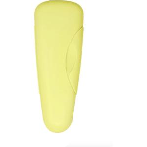 RADIUS Razor Travel Case, BPA-Free Recycled Plastic, Portable for Bathroom, School, Home, Camping – Light Blue(Lemon Yellow)