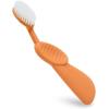 RADIUS Flex Brush with Soft Bristles Toothbrush BPA Free & ADA Accepted Designed to Improve Gum Health & Reduce Issues – Right Hand – Purple/White – Pack of 1(Orange/White)