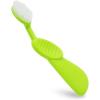 RADIUS Flex Brush with Soft Bristles Toothbrush BPA Free & ADA Accepted Designed to Improve Gum Health & Reduce Issues – Right Hand – Purple/White – Pack of 1(Lime/White)