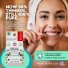 RADIUS Natural Silk Dental Floss, Now 30% Thinner for Smooth Glide in Tight Teeth, Hand-Spun Silk Infused with Coconut Oil, Plastic-Free & Sustainable Packaging, Unscented, 33 YD – Pack of 1(99 Foot (Pack of 6))